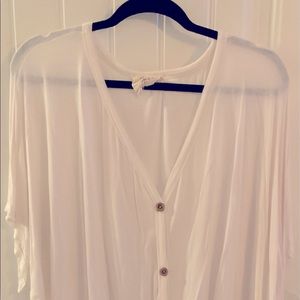 Cream Cropped Top